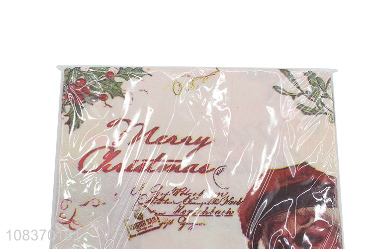 Hot selling Christmas party desktop tissue paper napkins