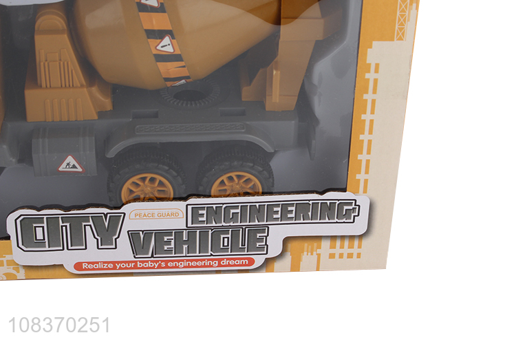 Wholesale city engineering vehicle cementing truck vehicle model toy