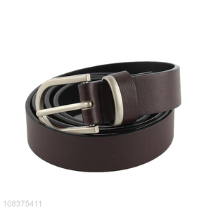 Hot selling women's casual belt pu leather belt for jeans pants