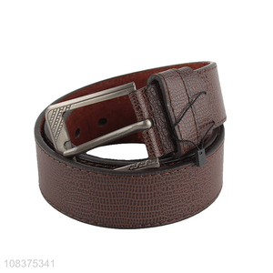 Wholesale microfiber leather animal skin print belt for everyday use