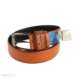New product men's pants belt trousers belt iron pin buckle belt