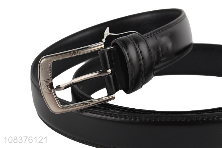 Best quality casual dress belt pu leather formal belt for men