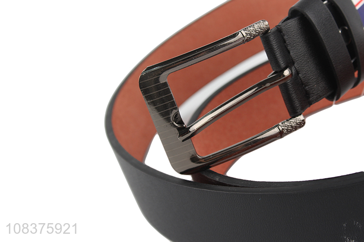 New arrival men's casual dress belt all-match faux leather belt