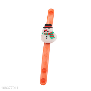Yiwu direct sale snowman glowing watch led flashing watch