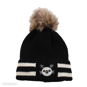 Modern Style Kids Beanies Cute Knitted Hat Winter Hat