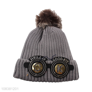 Wholesale Cool Knitted Hat Beanie Winter Hat For Children