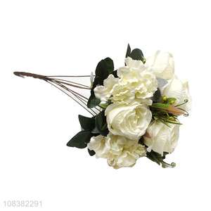 Good selling white fake flower simulation flower for wedding