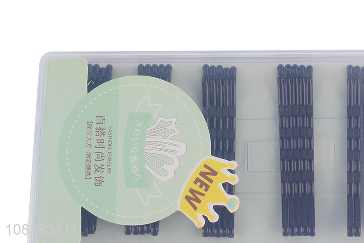 Factory wholesale black metal bobby pins hair clips for all hair types