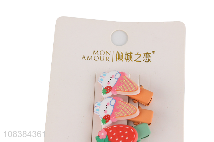 High quality cartoon duckbill hair clips girls hairpins