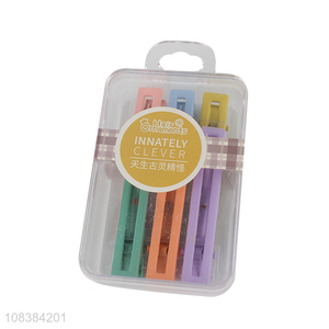 New arrival kids color duckbill hair clips boxed hairpins