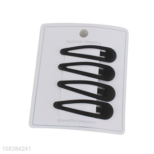 High quality simple metal hairpins BB clips for girls kids