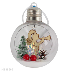 Factory supply plastic christmas ball festival party ornaments