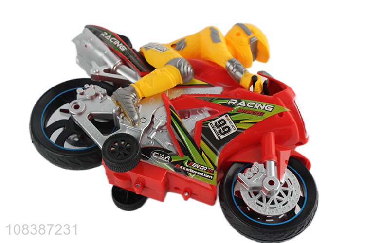 Good selling plastic children inertia  toys motorcycle toys