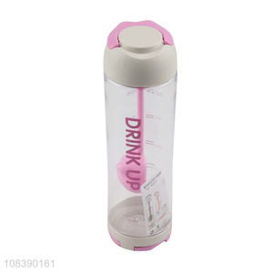 Factory price plastic water cup portable sports bottle