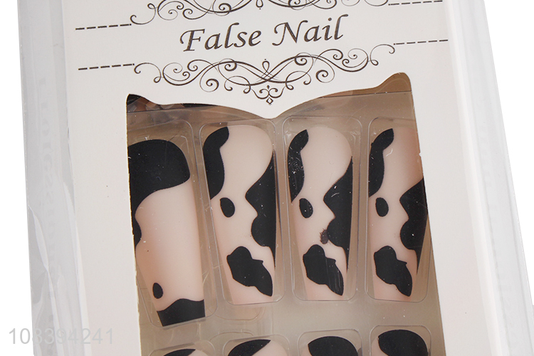 Latest design long coffin stylish fake nails false nails wholesale