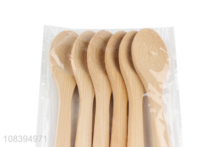 Online wholesale bamboo soup eco-friendly dinner spoon