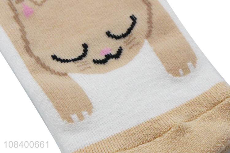 Hot items animal pattern cute fashion crew socks for girls