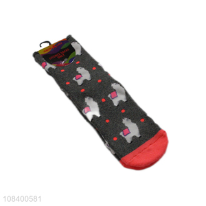 Best selling animal pattern soft breathable women socks