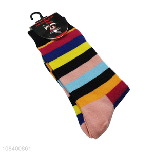 Hot products colourful cotton casual socks crew socks