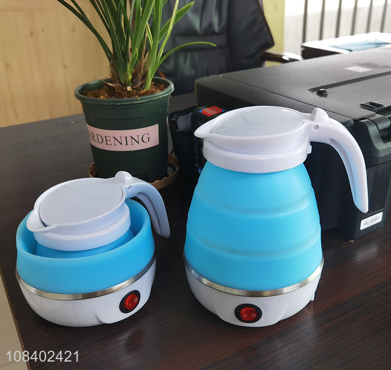 Wholesale UK US standard portable travel folding electric kettle 600W 0.6L