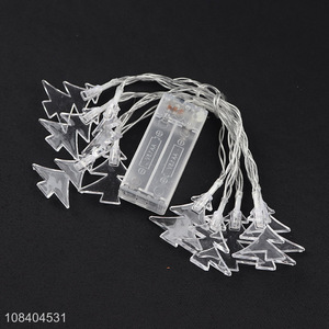 Yiwu direct sale plastic christmas lights string for hanging