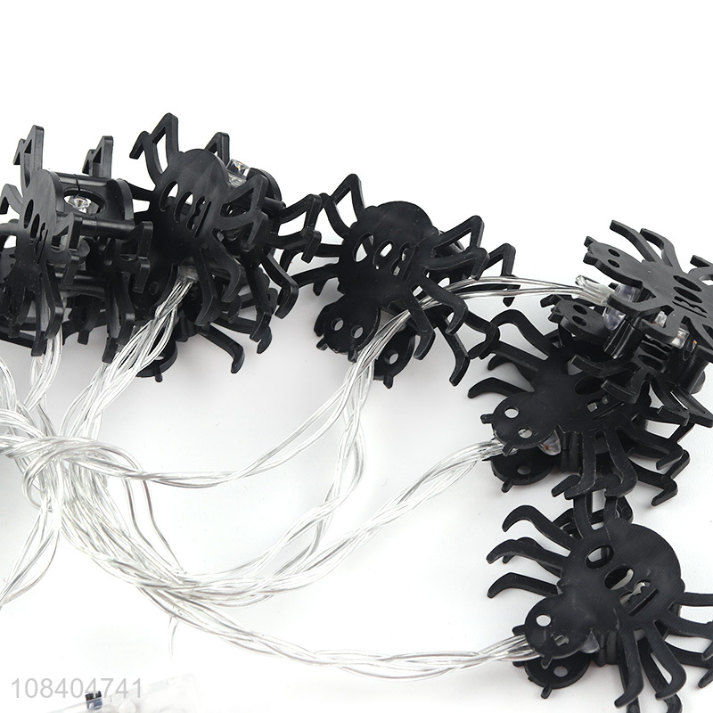 Online wholesale funny spider lights string party ornaments