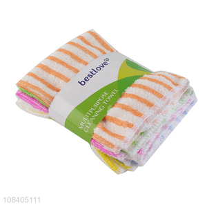 Wholesale 5 pieces multifunctional microfiber cleaning towels for kitchen