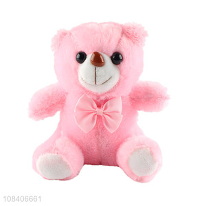 Hot selling pink gift bear kids sofa toy throw pillows
