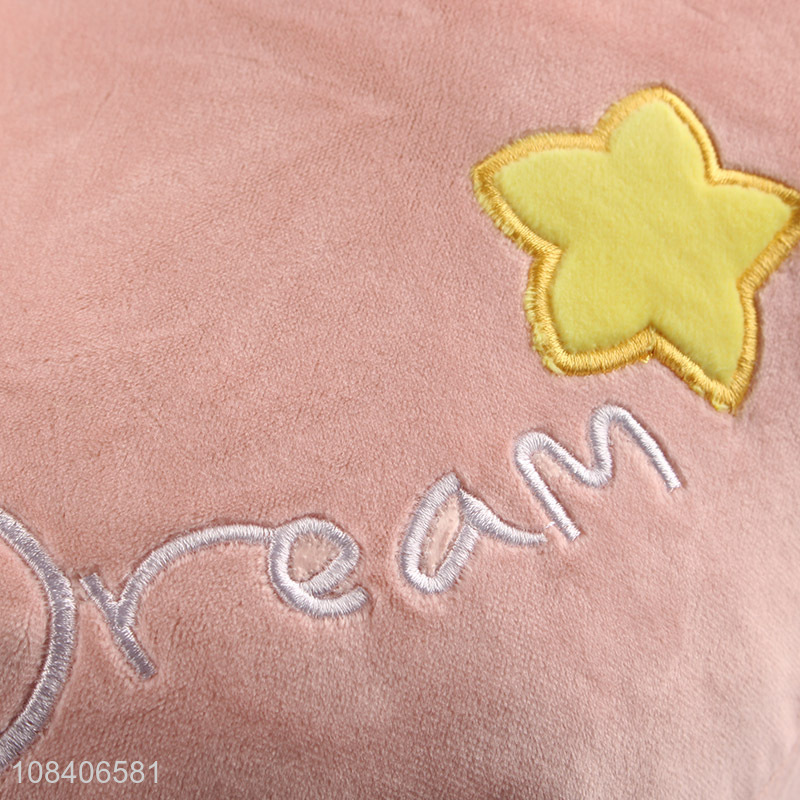 Recent Design Pink Cute Moon Pillow Home Lumbar Pillow