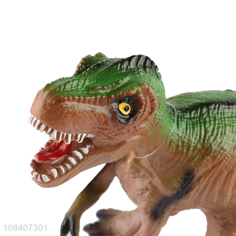 Popular product animal toy simulation dinosaur model toy with sound, light