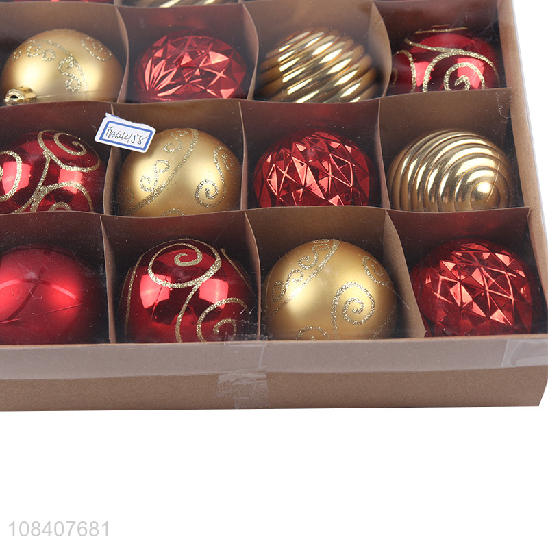 Factory wholesale 16pcs Christmas balls festival ornaments
