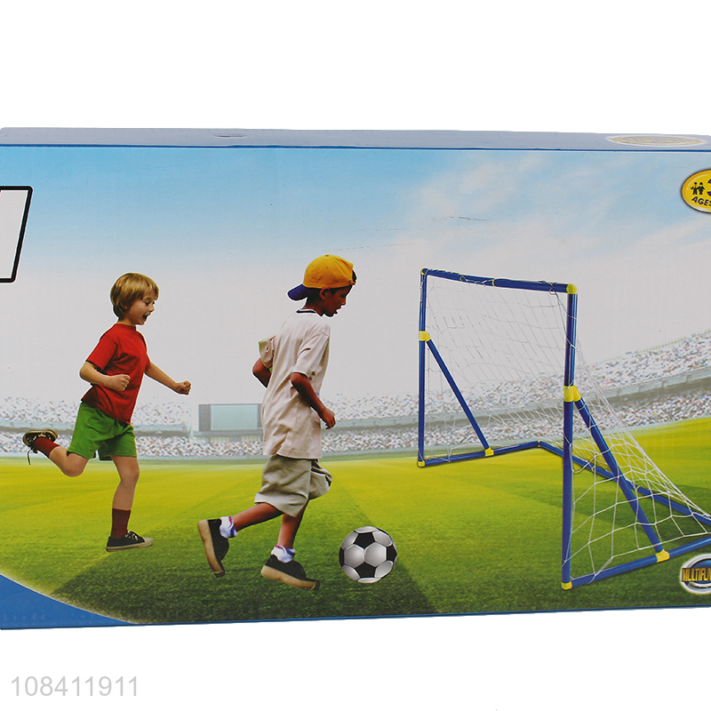 Top selling children team sports outdoor football net football goal