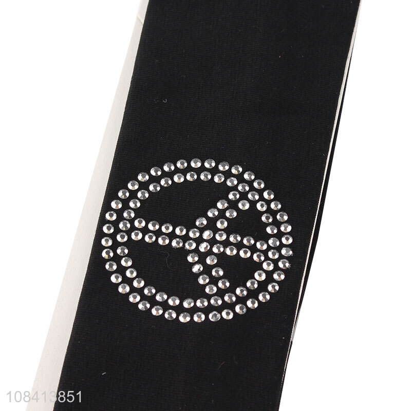 New products fashion rhinestones headband sports hair band