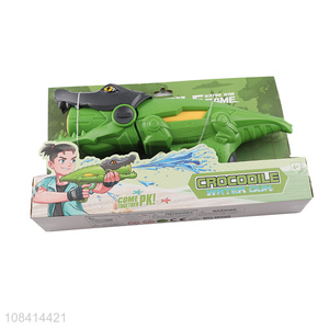 Top selling cartoon crocodile shape water gun toys