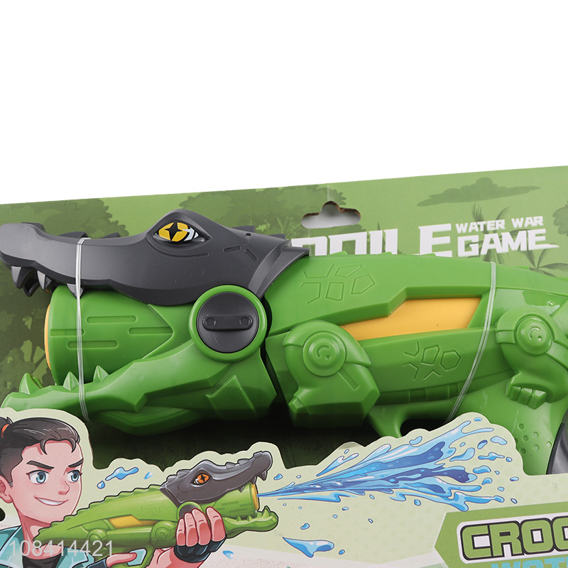 Top selling cartoon crocodile shape water gun toys