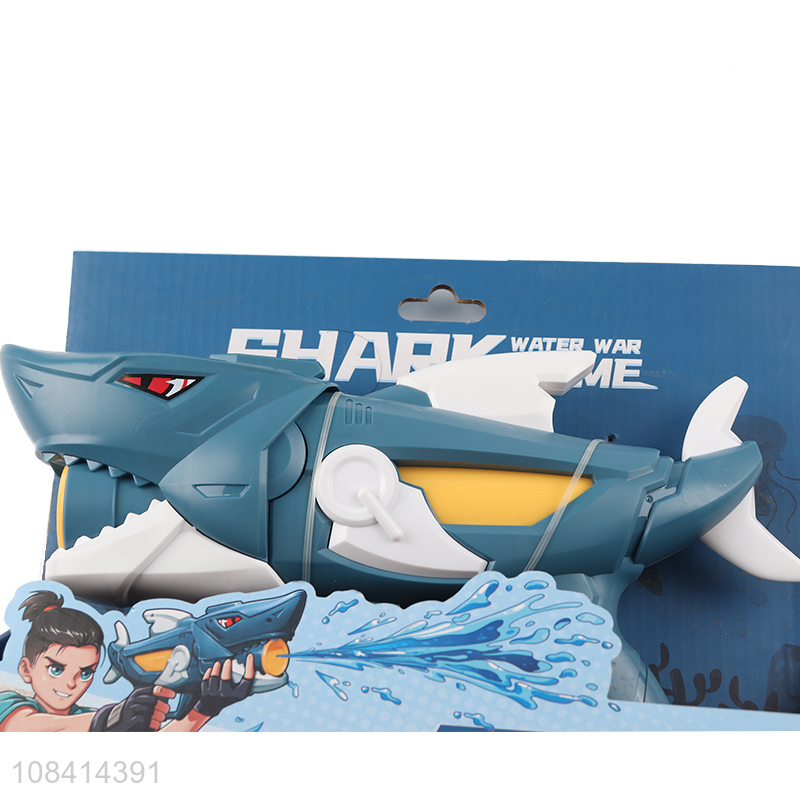 Popular products shark shape plastic water gun toys for sale