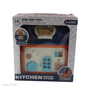 Best selling kitchen grocery storage toys kitchenware toys