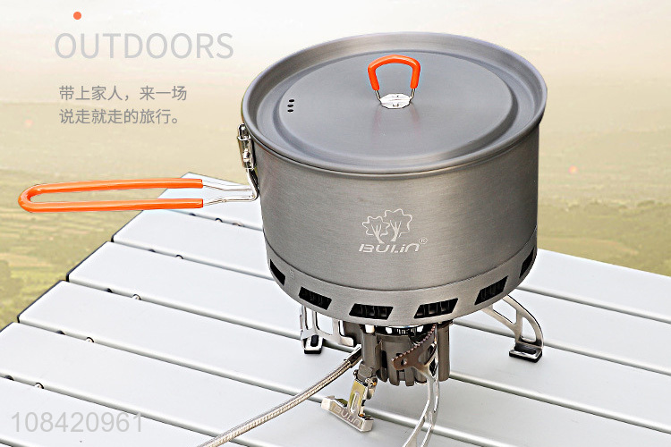 Factory price camping water pot aluminum cookware