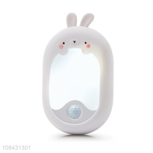 Best selling rabbit shape induction lamps night light for bedroom