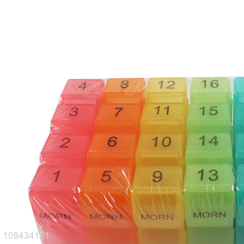 Yiwu wholesale monthly pill organizer medicine box