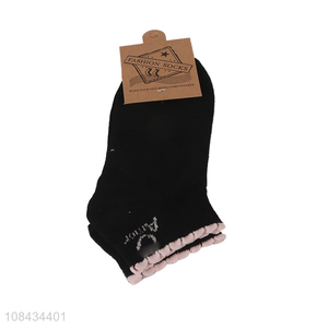 Best selling cotton women ankle socks casual socks wholesale
