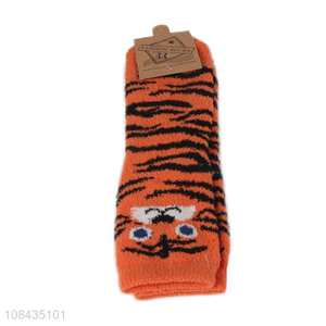 Hot products cartoon tiger printing socks for women