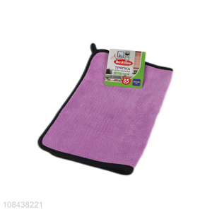 Wholesale highly absorbent microfiber cleaning cloths for counter, furniture & window