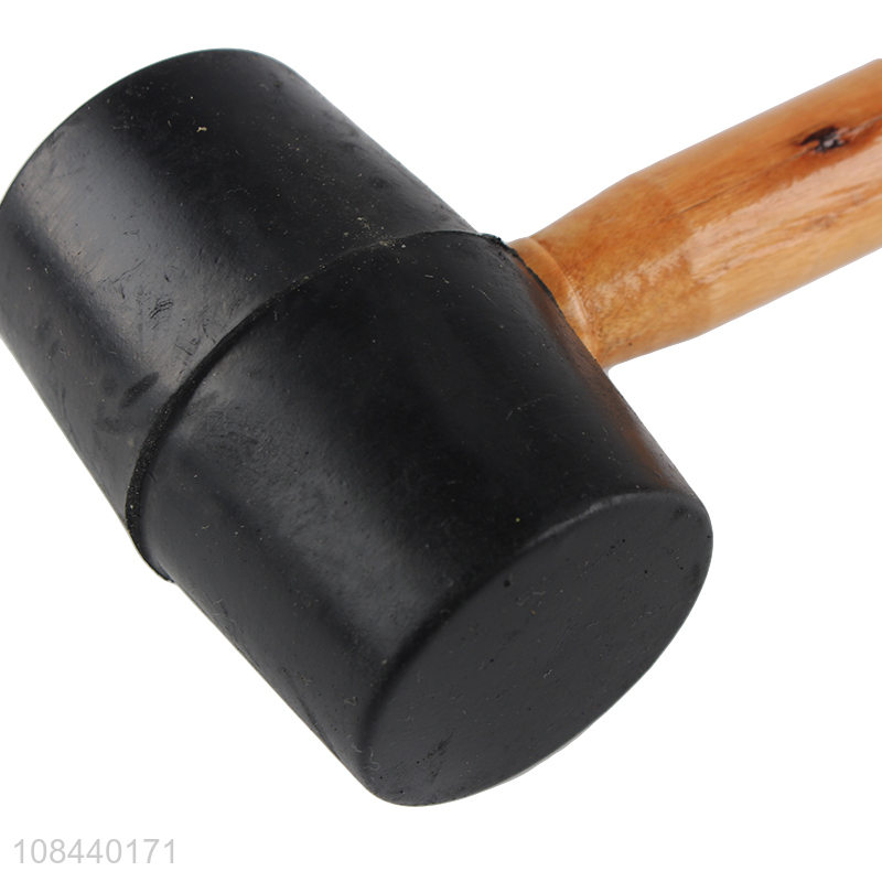 China products shockproof rubber mallet hammer for sale