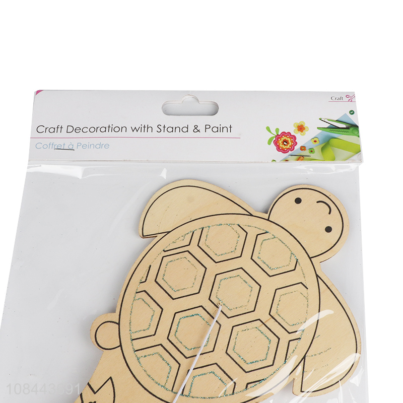 Hot products cartoon turtle hanging sign wooden decoration