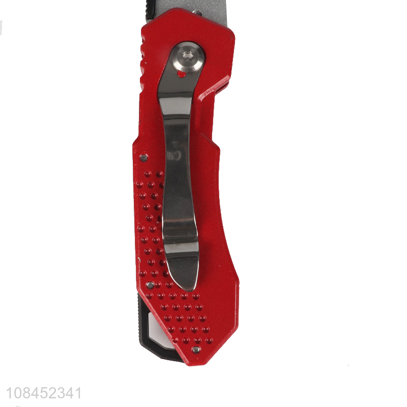 Hot selling folding zinc alloy utility knife with stainless steel blade