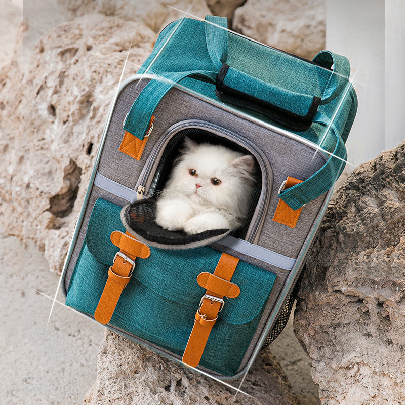 Hot selling larg capacity pet dog cat bag portable cat carrier backpack