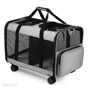 Good quality portable large capacity pets carrier bag travel bag