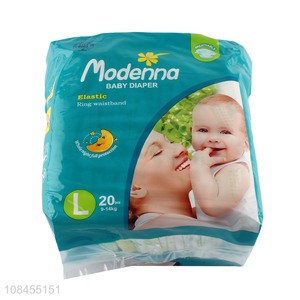 Hot selling elastic soft baby paper diaper nappies
