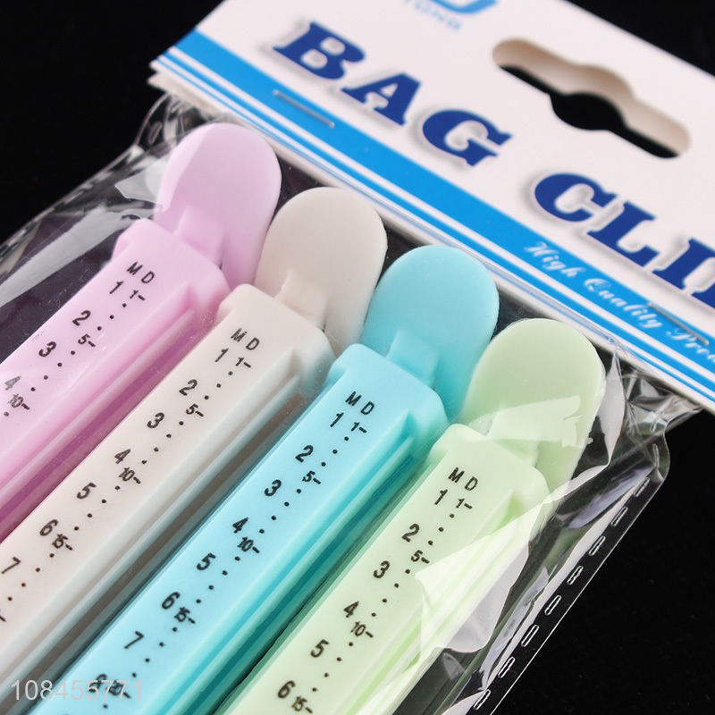 Most popular plastic bread snack sealing bag clips for food